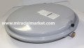 Eca confeo plus genleşme tankı ( KK01.90.044 ) Önaysan  Yuvarlak Hava purjörlü .1/2 Dişli 8.Lt . Ebad ölçüleri:(39x8cm) Eca confeo genleşme tankı .