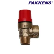 Alarko harmony emniyet ventili . 3.bar 1/2 dış dişli  Pakkens . ( KK01.89.043 ) Alarko kombi emniyet ventili . Alarko harmony hr 20 he emniyet ventili .