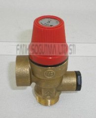 Ariston Microtec Emniyet Ventili Ts 3.Bar 1/2 dış dişli . Gösterge Bağlantılı ( KK01.89.008 ) Ariston TX Emniyet Ventili .