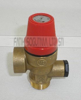 Ariston Microtec Emniyet Ventili Ts 3.Bar 1/2 dış dişli . Gösterge Bağlantılı ( KK01.89.008 ) Ariston TX Emniyet Ventili .