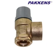 Vaillant vuw emniyet ventili . 3.bar Geçme tip 3/4 çıkışlı Pakkens ( KK01.89.117 ) Vaillant Vuw pro emniyet ventili