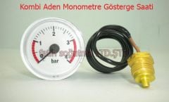 Demirdöküm Aden manometre ( KK01.89.135 ) Cewal made in İTALY . 1/4 Dişli . Demirdöküm Kalisto manometre . Demirdöküm Atron manometre . Demirdöküm Neva manometre