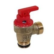 Vaillant ecoTec plus emniyet ventili . 3.bar 1/2 geçme tip kırmızı mandallı . Pirinç . Orkli . Made in SPAIN ( KK01.96.195 ) ( 178985 ) Vaillant ecoTec pro emniyet ventili .