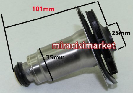 Wilo Pompa Motoru içi - Rotor Dar Çanak  ( KK01.98.316 )  Muadil Üründür . 15/5 uyumlu . Duca circulation pump . Made in P.R.C .