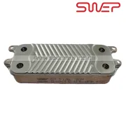 Vaillant turbotec eşanjör . 16.Plakalı 4.Dış kulaklı ( KK01.89.026 ) SWEP Made in İtaly .