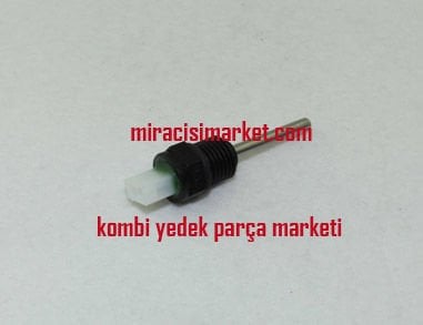 kombi baca gazı sensörü . 1/4 dişli NTC SENSÖR 12KΩ . uzun bulplu geçme grup 2.soketli . Limit sensör ( KK01.96.601 ) ITS made in italy . kazan baca gazı sensörü .