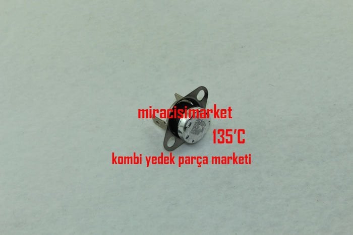 Limit termostat 135'C (16A-250V-135C ) 2.Uçlu ( KK01.99.450 ) kombi limit termostat .