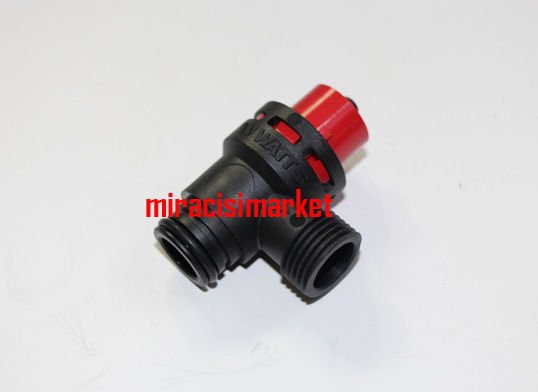 Ferroli domicondens emniyet ventili . 3.bar 1/2 geçme tip plastik ( KK01.96.366 ) Watts made in italy . Protherm emniyet ventili . immergas emniyet ventili .