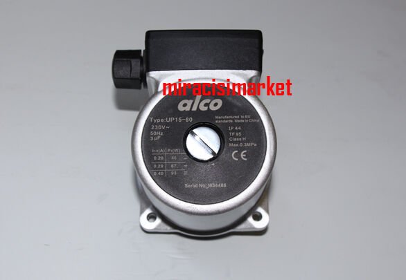 alco sirkülasyon pompa motoru . Wilo ya uyumlu muadil üründür . 93Waat ( KK01.98.328 ) (PRC) ALCO UP15-60 Dar çarklı . CE Belgeli .