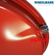 Bosch condens 2000 genleşme tankı . 8.t 1/2 dişli yuvarlak winkelmann tek çıkışlı kırmızı ( KK01.96.457 ) ebad ölçüsü:(39,5x9cm) . Buderus logamax U042 genleşme tankı .