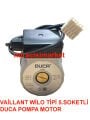 Vaillant turbotec 5.soketli wilo tipi pompa motoru Duca muadil ürün . ( 93180006790 )  Vaillant vuw wilo tipi Duca 5.soketli pompa motoru duca VPW-6/2C 83Waat . Class F 50Hz)