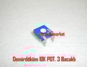 Demirdöküm POT . 10K - Kare Mavi 3.bacaklı Trimpot (  93180001200 ) ACP Spain . Ebad Ölçüleri (14x14x6mm) Demirdöküm Atron kart potu . Demirdöküm Nepto kart potu .
