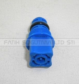 Buderus GB062 Doldurma Musluk mavi başlı ( KK01.96.245 )  BİTRON made in italy .. Bosh Euromax doldurma musluk başlığı mavi .