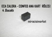 ﻿Eca calora kart rölesi . Ana kart ( 93180001130 ) HF32FA - Hongfa nın Muadil ürünü (PRC) 4.Bacaklı 5Amper 30VDC 250VAC . Eca confeo kart rölesi .