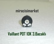 ﻿Vaillant POT. 10K 207M . 3.Bacaklı Yuvarlak Trimpot içi kare ortası çeltikli ( 93180001210 ) SİYAH PIHER SPAIN . Vaillant vuw ana kart pot . vaillant turbotec ana kart pot .
