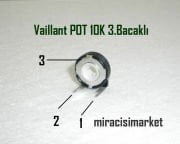 ﻿Vaillant POT. 10K 207M . 3.Bacaklı Yuvarlak Trimpot içi kare ortası çeltikli ( 93180001210 ) SİYAH PIHER SPAIN . Vaillant vuw ana kart pot . vaillant turbotec ana kart pot .
