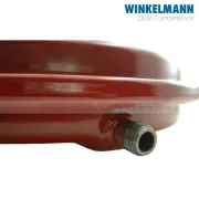 Viessmann vitopend 100 genleşme tank . winkelman 6.litre 3/8 dişli yuvarlak ( KK01.96.460 )(en:34 cm boy 34 cm derinlik 6.5 cm) Viessmann vitopend 100-W genleşme tankı . Viessmann WH1D Genleşme tankı .