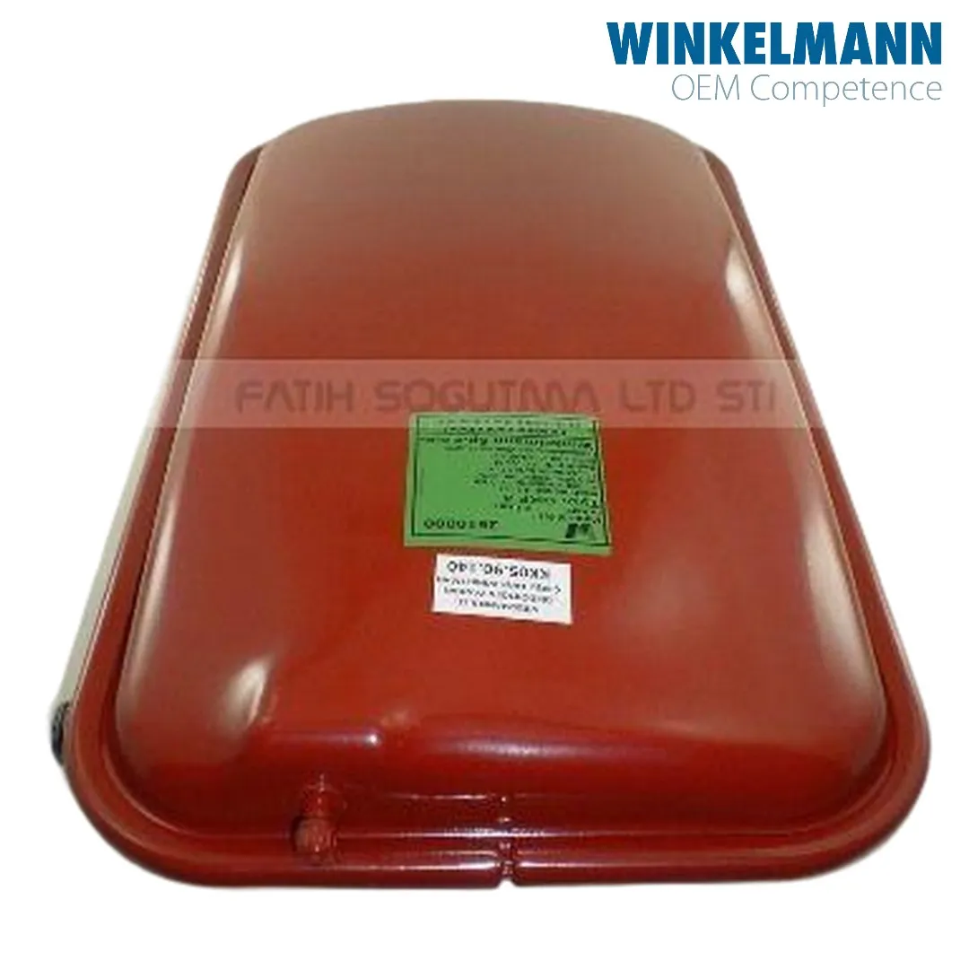 Viessmann vitopend 100 genleşme tank dikdörtgen yandan çıkışlı 1/2 orjinal winkelmann ( KK01.96.480 ) Viessmann kombi hava tankı.