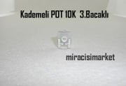 Kademeli POT . 10K 3.kademeli Trimpot 3.Bacaklı ACP Spain . Şeffaf renkli  ( 93180001240 ) Ebad ölçüleri (14x14x6mm) Baymak kombi kartı kademeli pot .