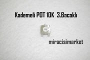 Kademeli POT . 10K 3.kademeli Trimpot 3.Bacaklı ACP Spain . Şeffaf renkli  ( 93180001240 ) Ebad ölçüleri (14x14x6mm) Baymak kombi kartı kademeli pot .