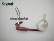 ﻿Baymak Novadens ateşleme elektrodu . çiftli kablolu . Yoğuşmalı cihaz ( 93180009367 )(TR) Baymak novadens elektrod .