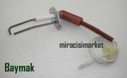 Baymak Novadens ateşleme elektrodu . çiftli kablolu . Yoğuşmalı cihaz ( 93180009367 )(TR) Baymak novadens elektrod .