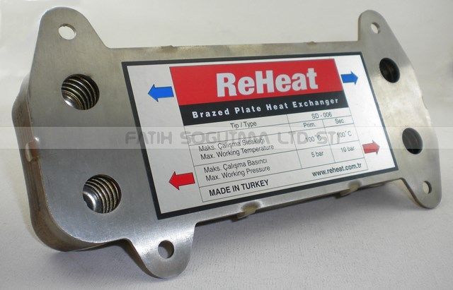 Viessmann vitopend kombi plaka eşanjör kulaklı.(12 Plakalı ReHeat)(KK05.052) Viesman kombi eşanjör.
