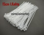 Cırt kelepçe . Kablo bağı . Beyaz renkli (200x3.6mm) 20 cm 1.Paket (100adet) ( D11C ) Kopmaz 1.Kalite ( CE,ISO,UL,GS,TÜV)Belgeli .