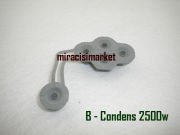 Bosch condens 2500 W Tuş takımı . Gri renkli . Petek ve Çeşme sembolü üstünde ( 93180007830 ) Sıfır Ürün .