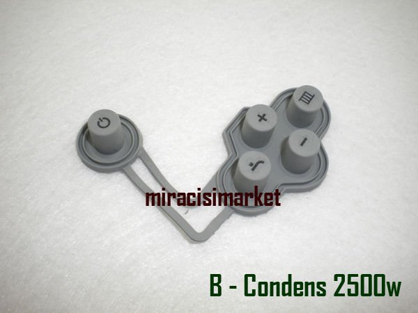 ﻿Bosch condens 2500 W Tuş takımı . Gri renkli . Petek ve Çeşme sembolü üstünde ( 93180007830 ) Sıfır Ürün .