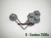 ﻿Bosch condens 2500 W Tuş takımı . Gri renkli . Petek ve Çeşme sembolü üstünde ( 93180007830 ) Sıfır Ürün .