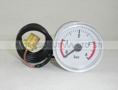 Bosh kombi manometre tombul pulplu geçme çapı 1.cm (KK05.102) Bosh manometre . Kombi su gösterge manometre .