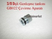 Buderus GB022 Genleşme tankına çevirme aparatı 3/8 dişliden geçme tipe çevirme adaptör ( 93180007818 ) 3/8 dişli genleşme takını geçme tipe çeviren aparat .