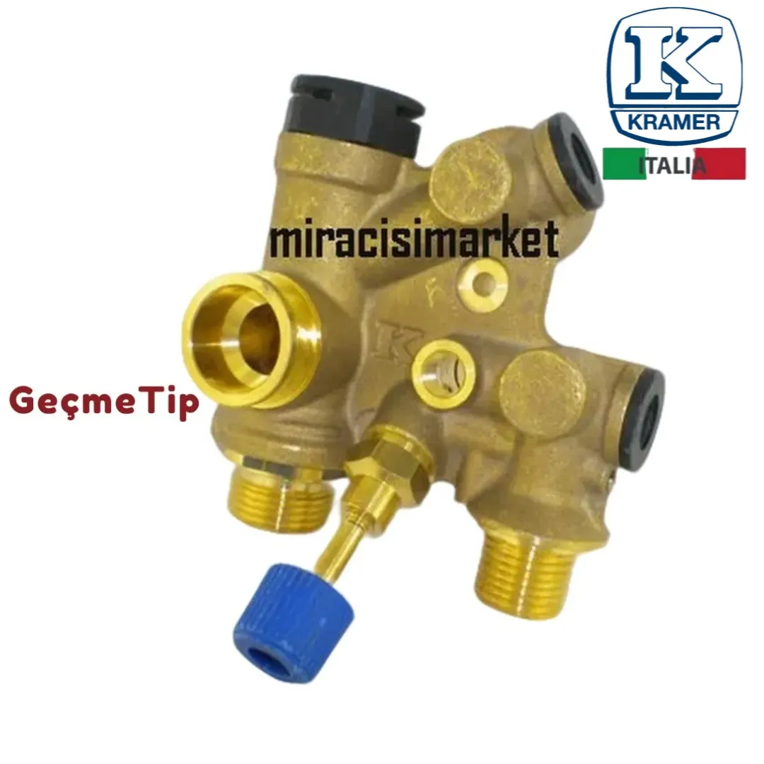 ﻿Thermex rigel 3 Yollu vana gövdesi pirinç . Göbek Geçme tip . Su girişler dişli . Kramer made in italy ( 93180007875 )