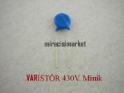Varistör 430V . Minik mavi renkli 2.uçlu . ZOV 10D431K (275VAC-350VDC)( 93180001600 ) Kombi kartı varistör .