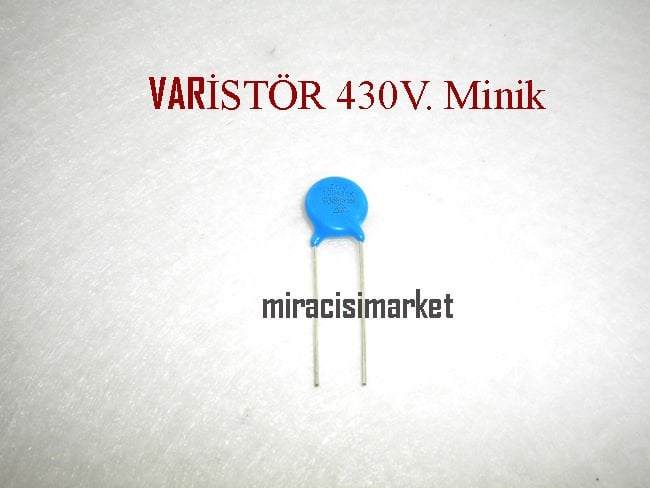 Varistör 430V . Minik mavi renkli 2.uçlu . ZOV 10D431K (275VAC-350VDC)( 93180001600 ) Kombi kartı varistör .