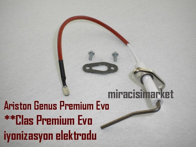 Ariston genus premium evo iyonizasyon elektrodu . Orjinal Ürün ( KK01.60001873 ) Ariston clas premium evo iyonizasyon elektrodu .