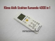 Klima kumandası . Üniversal akıllı 4000 modele uyumlu . kt-9018 e ( KLK051 )(PRC) Klima kumandası akıllı . klima kumandası üniversal .
