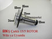 Wilo pompaya uyumlu GENİŞ ÇARKLI Rotor 15/5 220v Duca Pump ( 93180006820 ) Geniş çarklı wilo rotor .