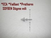 Vaillant turbomax şofben düğme . mili plastik konikli ortası çeltikli ( 93180002800 )(TR) Protherm şofben düğme mili . Eca şofben düğme mili .