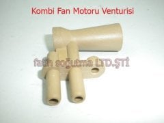 Kombi Fan Motoru Venturisi 2.Lİ ( Çiftli )  ( KK01.97.352 ) (  Ağız çapı 6.35mm ) Fan Motoru Venturisi ( FSFV1Y) Vailant Kombi Fan Motoru Venturi .