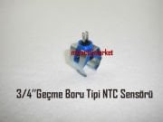 Kombi ntc sensörü . Geçme Boru Tipi 3/4 yüzeysel mavi renkli ( KK01.96.629 ) (TR) Boru tipi geçmeli kombi ntc sensörü .