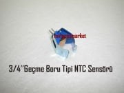 Kombi ntc sensörü . Geçme Boru Tipi 3/4 yüzeysel mavi renkli ( KK01.96.629 ) (TR) Boru tipi geçmeli kombi ntc sensörü .