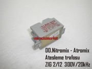 Demirdöküm nitromix ateşleme trafosu . ZIG 2/12 300V/20kHz 4.Soketli Ar Ansstoss ( KK01.95.494 ) Made in İtaly . Gri Renkli . Demirdöküm Atromix ateşleme trafosu . Protherm  ateşleme trafosu .