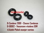 Bosch condens 2000 plakalı esanjör contası 1.Paket (4adet) (2 Büyük 2 Küçük) ( KK01.97.194 )  Buderus GB062 Plakalı esanjör contası . Viessmann vitodens 50W Plakalı esanjör contası .