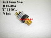 kombi düşük basınç sivici . 1/4 sarı dış dişli . su basınç sondası 2.uçlu ( KK01.96.691 ) (ON:0,45MPA - OFF:0,95MPA) Solly Nobel .