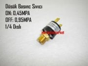 kombi düşük basınç sivici . 1/4 sarı dış dişli . su basınç sondası 2.uçlu ( KK01.96.691 ) (ON:0,45MPA - OFF:0,95MPA) Solly Nobel .