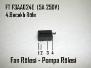 kombi kartı Fan rölesi . Kombi kartı Pompa Rölesi . FT F3AA024E ( 93180001050 ) 24VDC . 5A . 250V. İNCE 4.Bacaklı çapraz çıkış . Nitron fan rölesi . Nitron pompa rölesi . Dizayn fan rölesi .