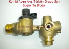 Demirdöküm Aden Su Giriş Grubu Pirinç . PAKKENS . Emniyet ventili ve Türbin Bloğun üstünde takılı vaziyette gelecek SIFIR ÜRÜN ( KK01.95.001 )