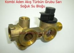Demirdöküm Aden Su Giriş Grubu Pirinç . PAKKENS . Emniyet ventili ve Türbin Bloğun üstünde takılı vaziyette gelecek SIFIR ÜRÜN ( KK01.95.001 )